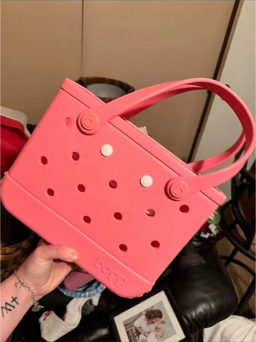 Bogg Tote Bag in Pink NWT